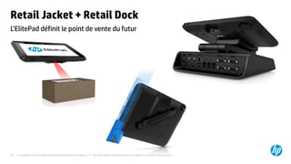 © Copyright 2013 Hewlett-Packard Development Company, L.P. The information contained herein is subject to change without notice.36
L’ElitePad définit le point de vente du futur
Retail Jacket + Retail Dock
 