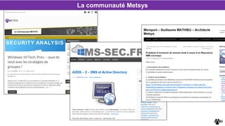 La communauté Metsys
 