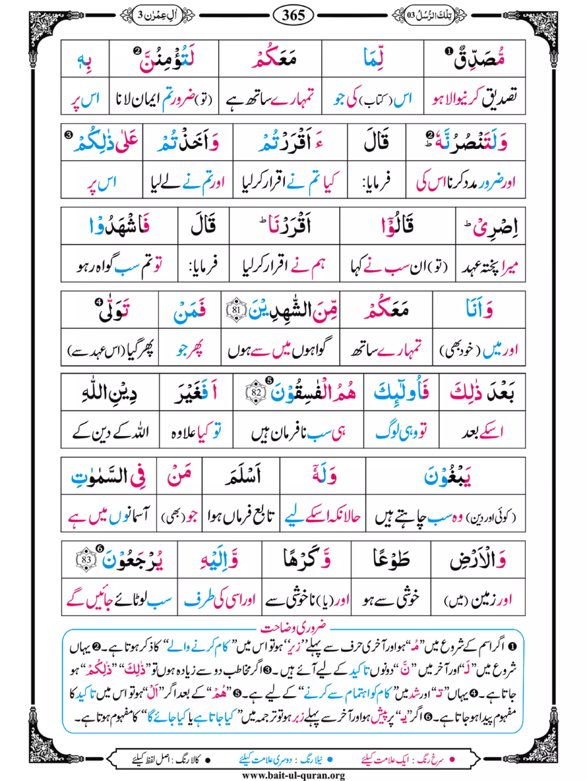 Para 03 (Misbah Ul Quran)