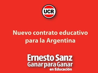 Nuevo contrato educativo para la Argentina,[object Object],en Educación,[object Object]