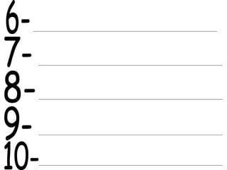 10- 9- 7- 6- 8- 