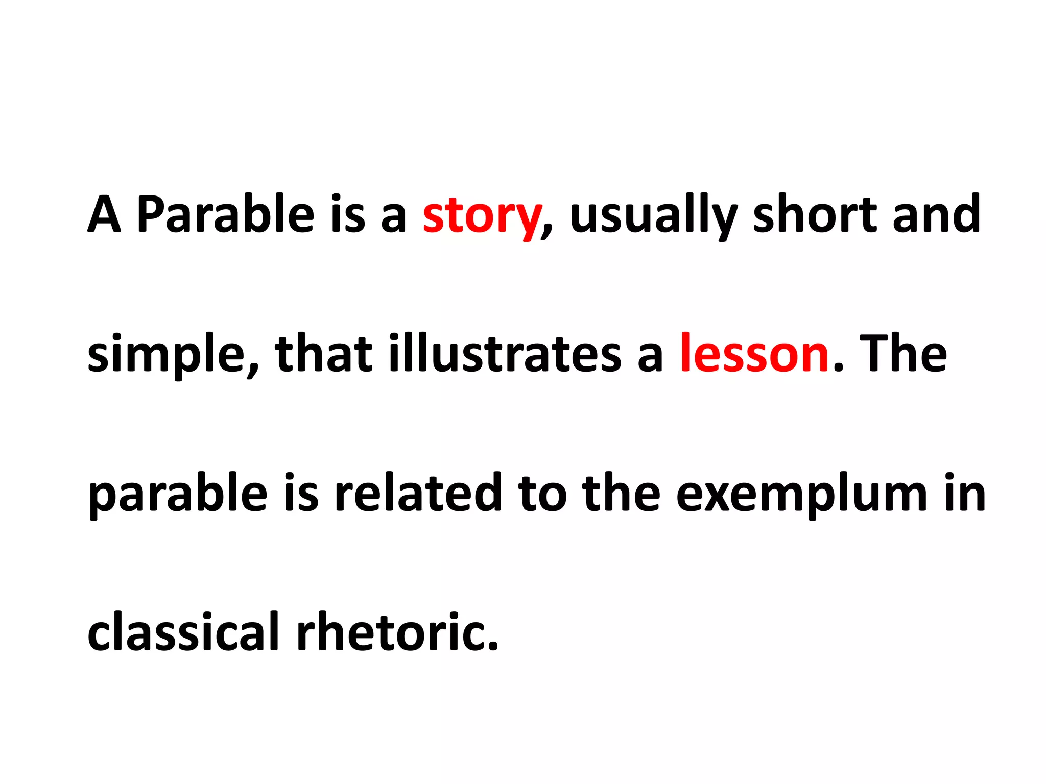 Parables PPT Free Download short-stories-for-grade-5-pdf