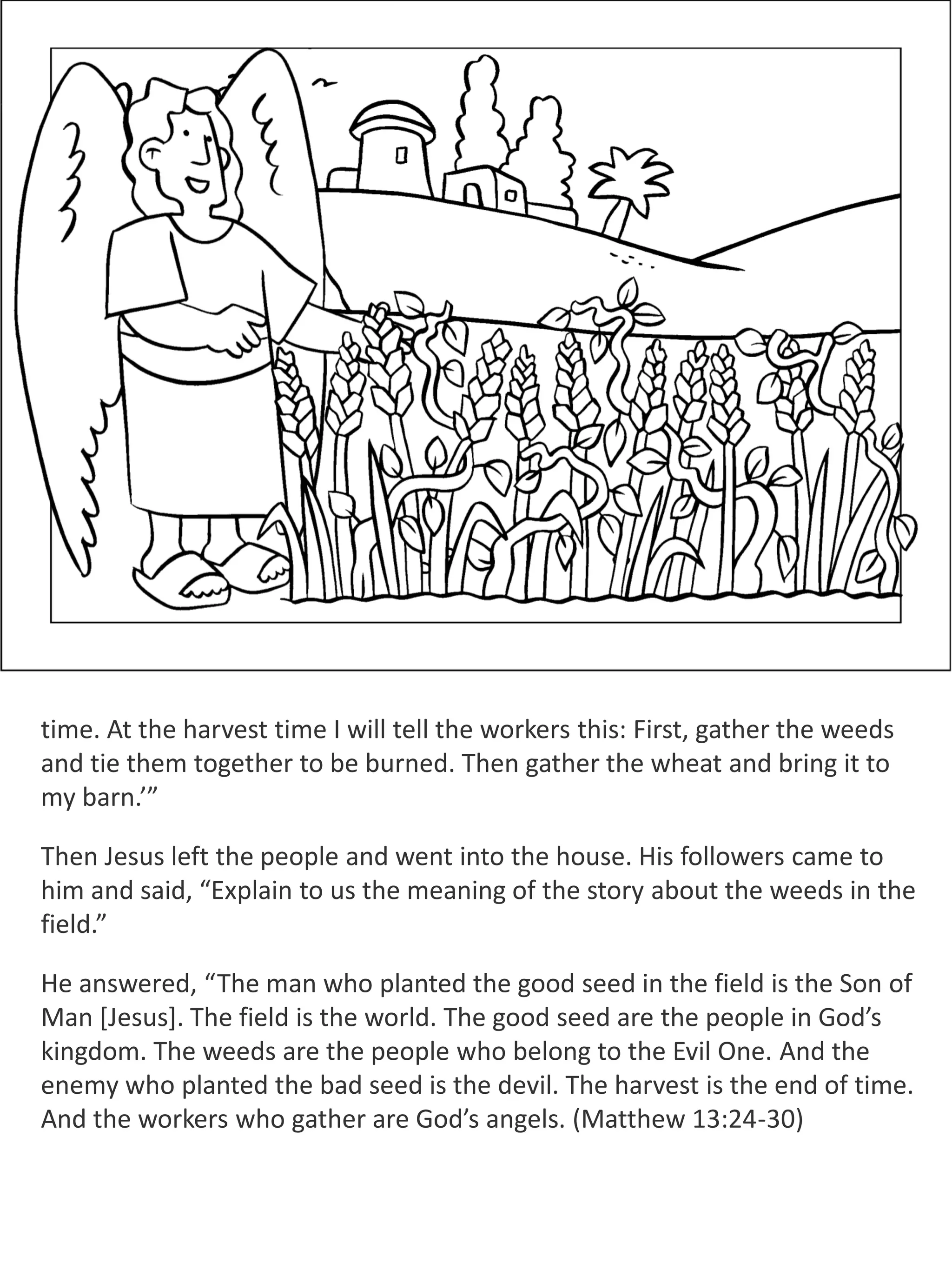 Parables of Jesus for Children: Coloring Book | PDF