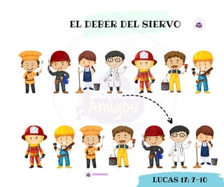 EL DEBER DEL SIERVO
LUCAS 17: 7-10
 