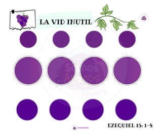 LA VID INUTIL
EZEQUIEL 15: 1-8
 