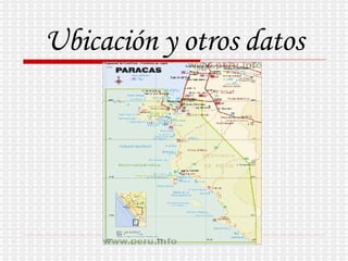 Ubicación y otros datos 