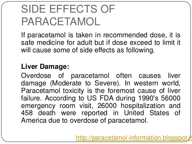 Paracetamol tramadol effects plus side