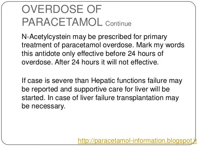paracetamol in hours 8 9 information Paracetamol ppt