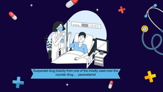 Suspected drug toxicity from one of the mostly used over-the
counter drug … paracetamol
 