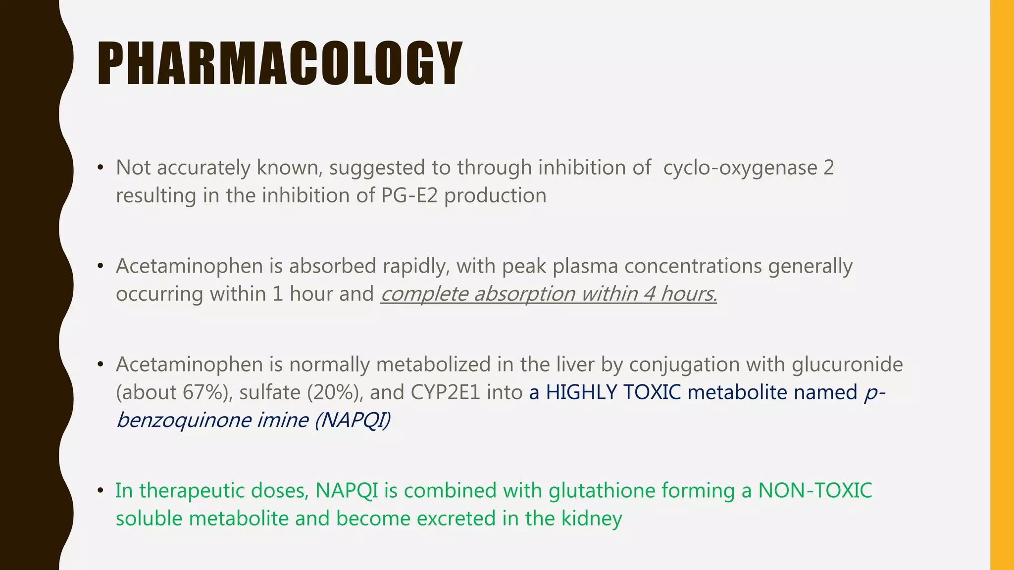 PARACETAMOL TOXICITY MECHANISM visual data 6