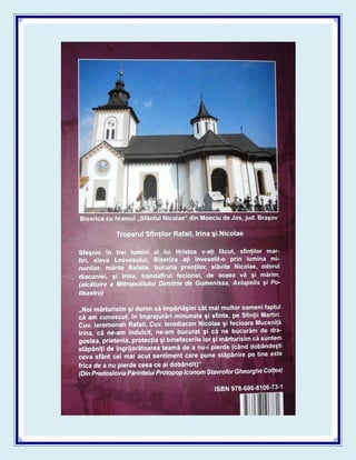 Paraclisul Sfinţilor cuvioşi mucenici Rafail şi Nicolae şi  al muceniţei Irina, fecioara