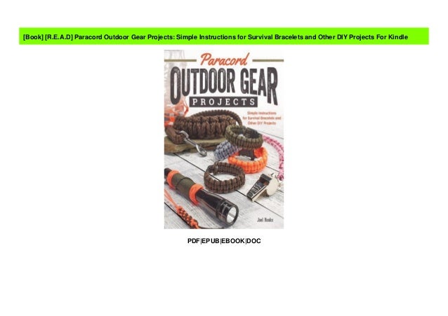 paracord outdoor gear projects