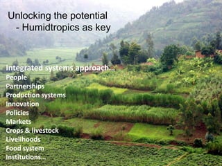 Humidtropics and participatory agricultural research
