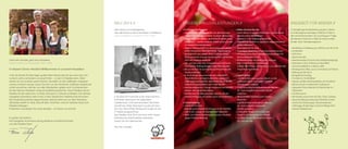 Neu 2014 //

Unsere inklusivleistungen //

Angebot für Kinder //

»Kein Genuss ist vorübergehend,
denn der Eindruck, den er hinterlässt, ist bleibend.«
Johann Wolfgang von Goethe (1749 - 1832)

// ¾-DolceVita-Pension
• 	Reichhaltiges Frühstücksbuffet mit abwechslungsreichen Themen, täglich mind. 15 versch. Brotsorten,
Bioprodukte, Vitaminbar, glutenfreie Produkte, Sekt,
Eierstation ... und bei schönem Wetter auch auf unserer neuen Frühstücksterrasse
• 	Täglich Verwöhnbuffet am Nachmittag mit Salaten,
kalten Vorspeisen, Fleischgerichten, Tagessuppe &
Nudelgericht von unserer Show-Cooking-Station
frisch zubereitet, hausgemachte Kuchen und frisches
Obst von 14:30 bis 16:30 Uhr
• 	Bio- und Ayurveda-Tees, Energiewasser und frische
Vinschgauer Äpfel ganztägig in den Relaxräumen
• 	Bei uns können Sie auch später zu Abend essen (Küche bis 22:00 Uhr)
• 	6- bis 8-Gänge-Gourmetmenü mit vielen Wahlmöglichkeiten und täglich abwechslungsreiches
Salat- und Gemüsebuffet. Jede Woche Dessertbuffet,
italienische Spezialitäten und Tiroler Abend
• 	Kalorienreduziertes 5-Gänge-Vitalmenü; auf Wunsch
laktose- bzw. glutenfreie Menüs
• 	Kindermenü mit allen gesunden Speisen, die den
Kleinen richtig gut schmecken (auch am Kindertisch)

// Ganzjährige Kinderbetreuung ab 4 Jahren
von Montag bis Samstag (13:00 bis 21:00), in
den Sommermonaten Juli und August 7 Tage
die Woche (10:30 bis 21:00) mit einem tollen
Kinder- bzw. Teenieprogramm.

»Gibt's kein Paradies, gibt’s doch Paradiese«
Friedrich Martin von Bodenstedt (1819 - 1892)

In diesem Sinne: Herzlich Willkommen in unserem Paradies!
// Wir als Familie Pirhofer legen großen Wert darauf, dass Sie als unser Gast sich
rundum wohl und bestens umsorgt fühlen – so wie im Paradies eben. Dafür
stehen wir mit unserem guten Namen. Genießen Sie die vielfältigen Angebote
unseres schönen Hauses. Lassen Sie sich von der herzlichen Südtiroler Gastfreundschaft verwöhnen, die hier von allen Mitarbeitern gelebt wird. Und betrachten
Sie den Namen »Paradies« ruhig als Qualitätsversprechen. Unser Paradies soll ein
Paradies für alle Gäste sein. Und das wird auch in Zukunft so bleiben. Die nächste
Gastgeber-Generation steht schon in den Startlöchern: Marilena hat ihre Hotelfach-Ausbildung bereits abgeschlossen, Patrizia steht kurz vor dem Abschluss.
Alle beide wollen in naher Zukunft aktiv mitwirken. Und ein weiteres Stück zum
Paradies beitragen.
Entdecken und erleben Sie unser Paradies – wir freuen uns auf Sie!

Es grüßen Sie herzlich
Ihre Gastgeber Annemarie, Georg, Marilena und Patrizia Pirhofer
und das Paradies-Team

// Ab April 2014 wird Sie unser neuer Küchen­
chef Peter Oberrauch mit regionalen,
mediterranen und internationalen Gerichten
verwöhnen. Peter Oberrauch wurde erst kürzlich vom Gault Millau Restaurant Guide mit der
2. Haube ausgezeichnet.
Das Paradies wird 2014 mit noch mehr neuen
kulinarischen Köstlichkeiten aufwarten.
Lassen Sie sich überraschen.
Ihre Fam. Pirhofer

// Unterhaltung
• 	Livemusik mit Tanz
• 	Begrüßungscocktail jeden Montag an der Hotelbar
oder in der Lounge mit kulinarischen Häppchen
• 	Wein- und Olivenölverkostung in unserer Vinothek
(gegen Unkostenbeitrag)

// Mehr Service für Sie
• 	Gratis-WLan im ganzen Aufenthalts- und Terrassenbereich und in den Zimmern
• 	Stellplatz in der Tiefgarage kostenlos
• 	Stellplatz für Ihr Bike im separaten, abgeschlossenen
großen Bikeraum
• 	Waschplatz für Ihr Auto
• 	Ganztägig Gepäckservice und Hausmeisterservice
• 	14 verschiedene Kissen und Matratzenauflagen für
Ihren erholsamen Schlaf
• 	Kinderanimation von Montag bis Samstag
• 	NEU: Schlafkorb mit Traumfänger,
E-Book, Mp3-Player, Lichtwecker u. v. m. während der
Dauer Ihres Aufenthalts
// Sport & Fun
• 	2 geführte Wanderungen pro Woche zu den
schönsten Almen und Gipfeln Südtirols
(Shuttle gegen Gebühr)
• 	12 geführte Mountainbiketouren pro Woche,
20,- Euro zuzüglich eventueller ShuttleGebühren
• 	Mountainbike-Hardtails und Citybikes
kostenfrei
• 	2 geführte Rennradtouren pro Woche,
20,- Euro zuzüglich eventueller
Shuttle-Gebühren
• 	2 DolceVita-Vespas (50 cc) und eine
Vespa (L 200) kostenfrei zum Verleih
• 	2 E-Bikes Raddar Multiroad von Storck,
25,- Euro pro Tag

• 	Kinderessen mit Betreuung 15:00 Uhr und 18:15 Uhr
• 	Kinderbikes
• 	DVD-Kino
• 	Kreativstunden
• 	Abenteuertage (Schatzsuche, Waldspaziergang)
• 	Abenteuer-Lama-Trekking im Martelltal
• 	Sommerrodelbahn in Meran 2000
• 	Klettergarten (Allitz, Juval, Schnalstal und Terlan)
• 	Rafting auf der Etsch
• 	Minigolfnachmittag
• 	Tischtennis, Tischfußball
• 	Eigener, großer Kinderspielplatz mit Sandkiste
• 	Riesenrutsche im beheiztem Außenpool
• 	Separates Planschbecken für Kleinkinder im
Hallenbad
• 	Familiensauna
• 	Wir backen zusammen Kuchen, Pizza, Salzteig
• 	Gesamte Babyausstattung (Gitterbett, Kinder­
hochstuhl, Kinderwippe, Flaschenwärmer,
Leihbuggy, Kindertrage, Schwimmflügel, Fahrradsitze, Babyphone)

 