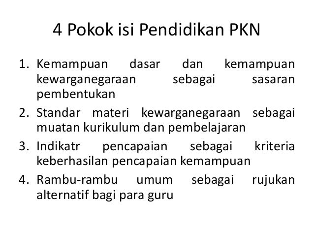 Paradigma baru pkn di sd