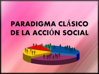 PARADIGMA CLÁSICO
DE LA ACCIÓN SOCIAL
 