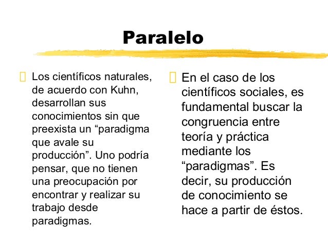 Paradigma en ciencias sociales