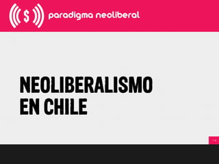 NEOLIBERALISMO
EN CHILE
 