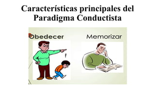 Características principales del
Paradigma Conductista
 
