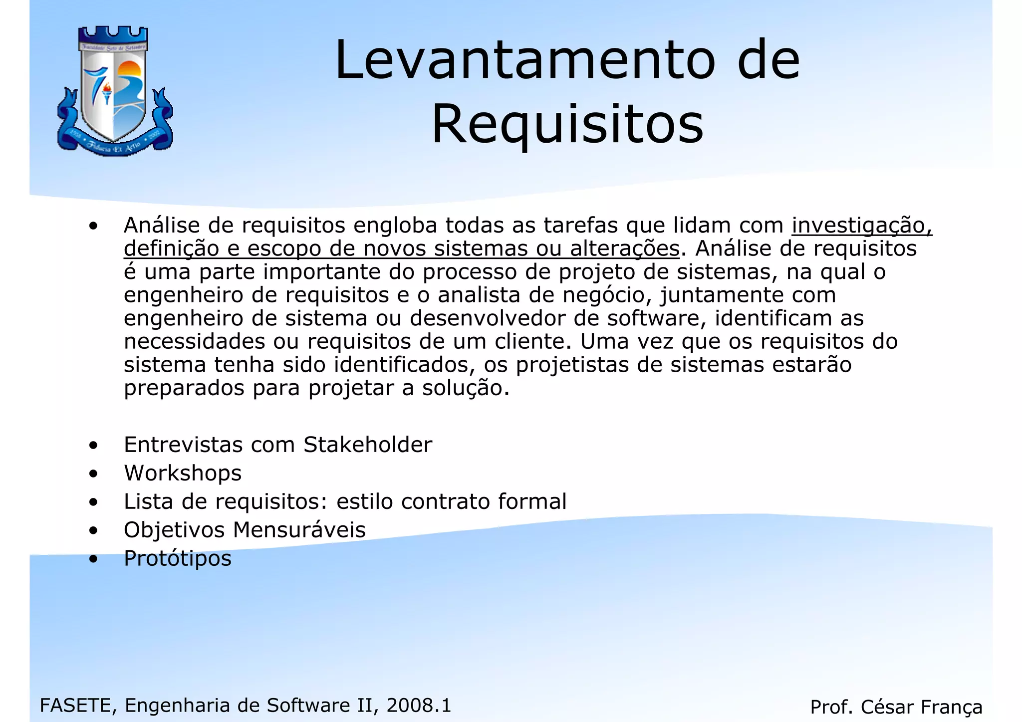 Paradigmas De Engenharia De Software