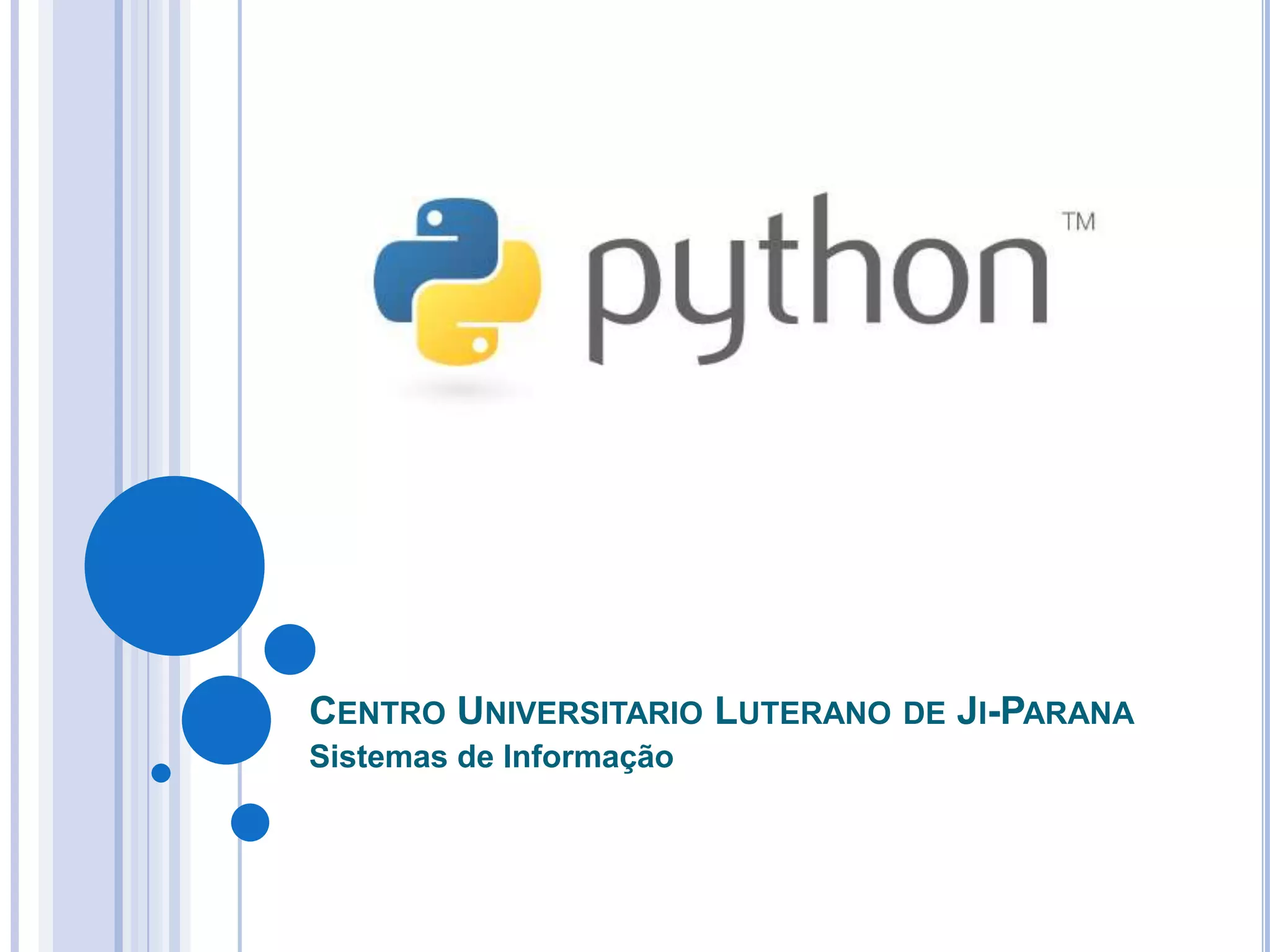Trabalho de Paradigmas Da Linguagem De Programação - Python