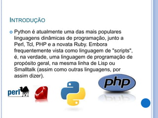 Trabalho de Paradigmas Da Linguagem De Programação - Python