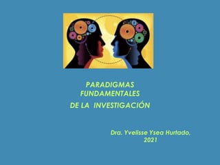PARADIGMAS
FUNDAMENTALES
DE LA INVESTIGACIÓN
Dra. Yvelisse Ysea Hurtado,
2021
 
