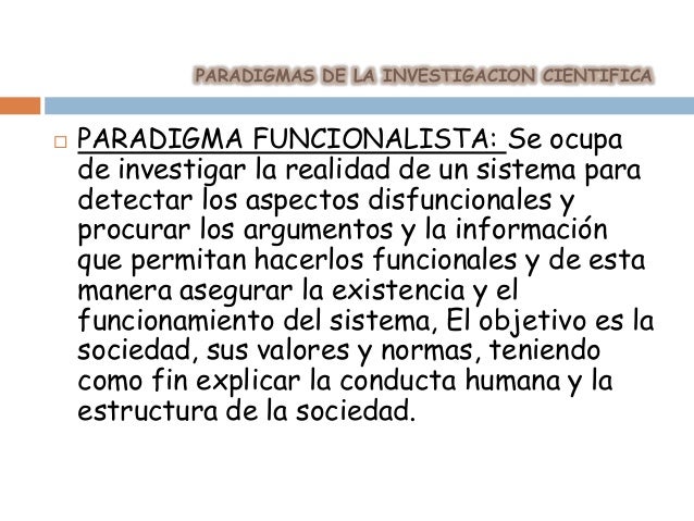 Paradigmas de la investigación cientifica