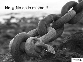 No ¡¡¡No es lo mismo!!! 
 