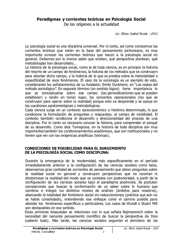Teorias Y Sistemas Contemporaneos En Psicologia Pdf