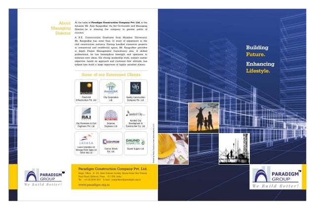 construction brochure
