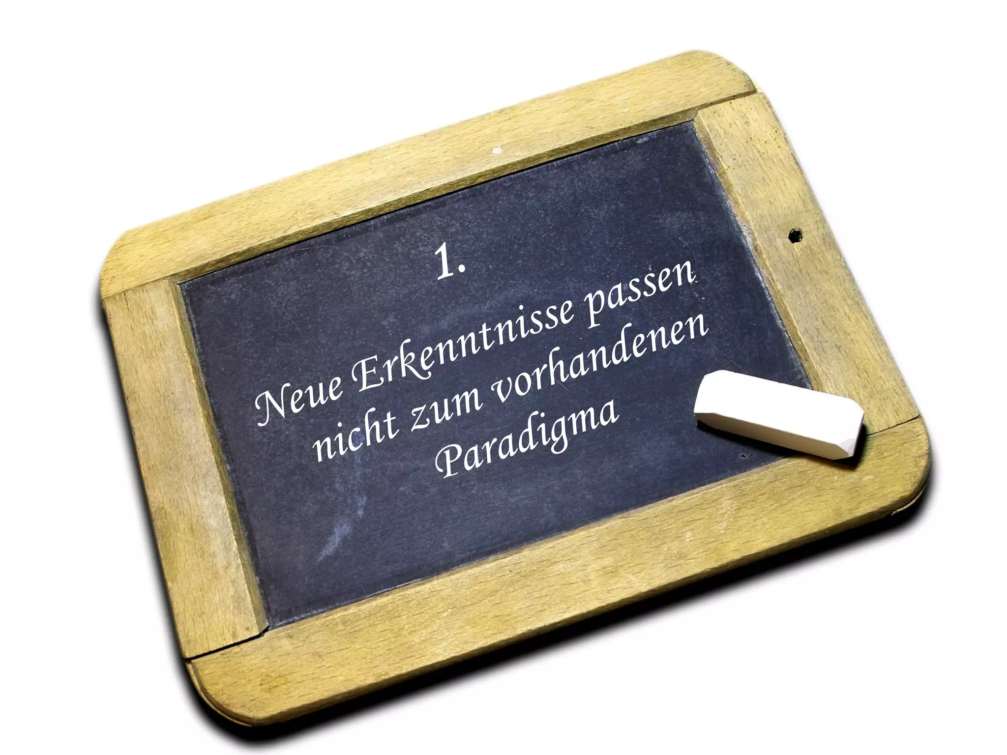 Paradigm shift happens in 6 steps
 