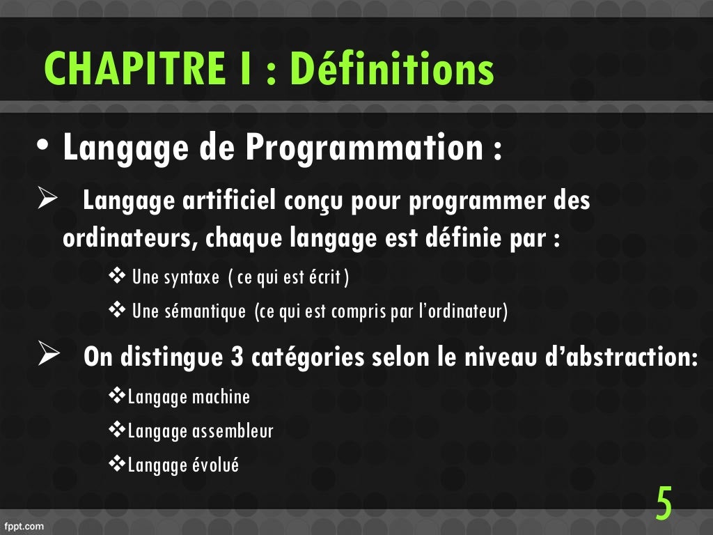 Paradigmes de Programmation