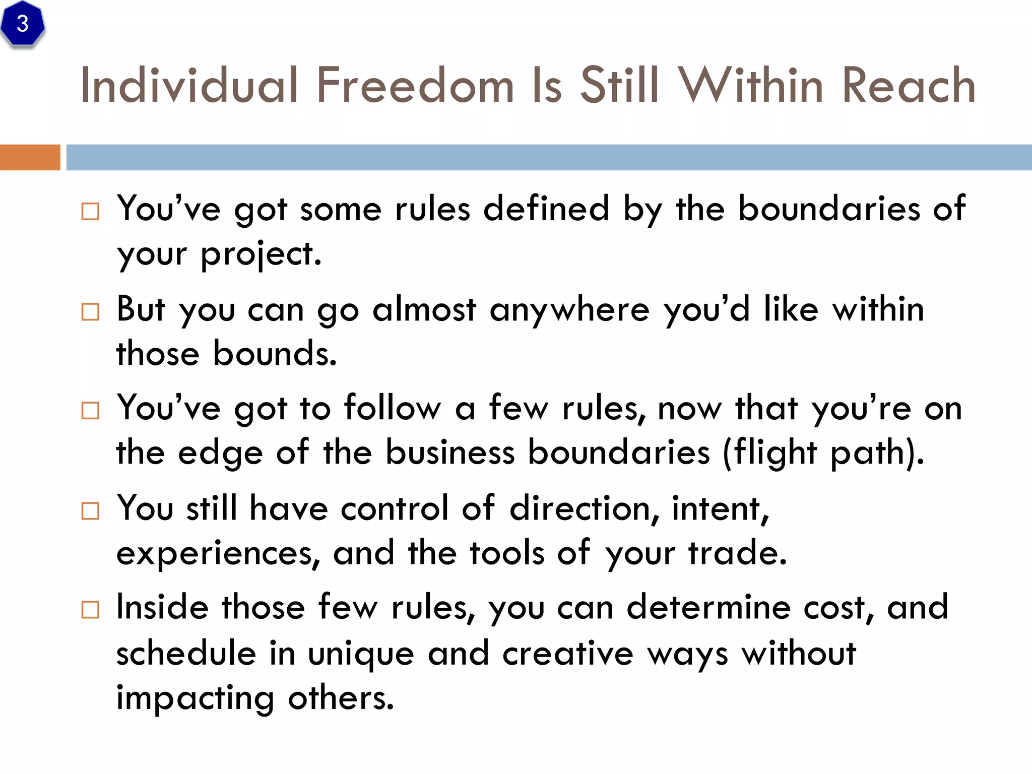 Paradigm of agile project management (update)