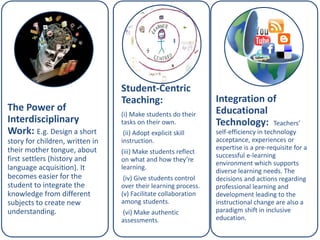 Paradigm shift in inclusive schooling classroom practices | PDF