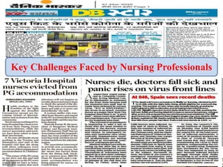 Key Challenges Faced by Nursing Professionals
 