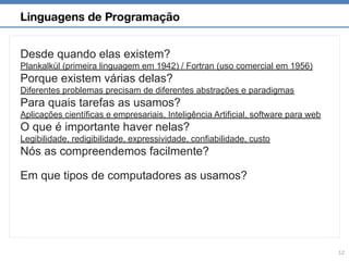 Paradigms of programming languagens
