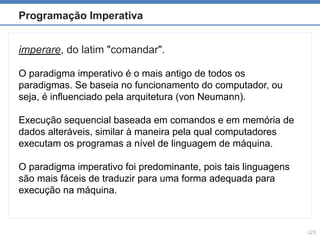 Paradigms of programming languagens