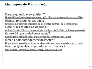 Paradigms of programming languagens