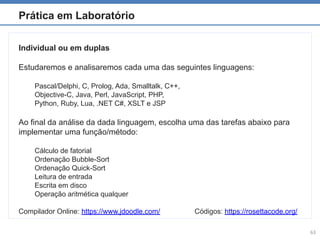 Paradigms of programming languagens