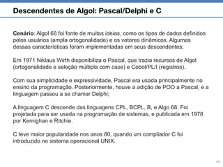 Paradigms of programming languagens