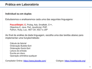 Paradigms of programming languagens