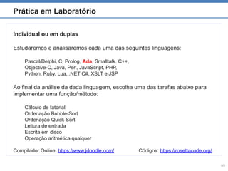 Paradigms of programming languagens