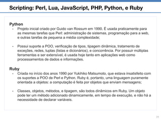 Paradigms of programming languagens