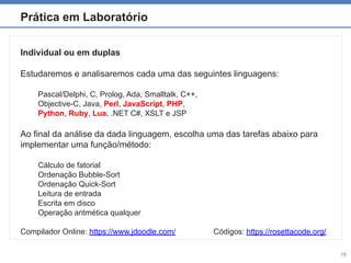 Paradigms of programming languagens