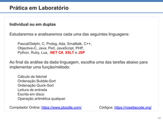 Paradigms of programming languagens