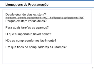 Paradigms of programming languagens