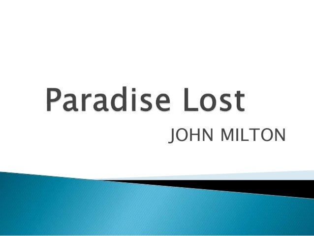 Paradise lost essay