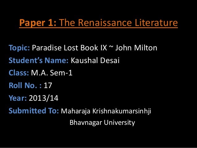 john milton paradise lost essay john milton paradise lost essay