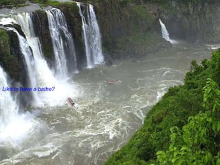 Like to have a bathe?